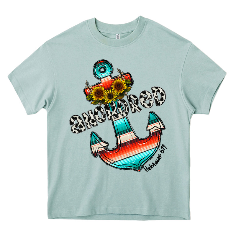 Anchored Heavy Core Tee by CowhideDigitalArt | Teevron