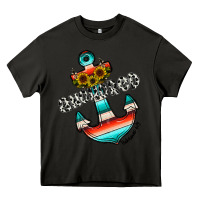 Asphalt anchored Heavy Core Tee - CowhideDigitalArt
