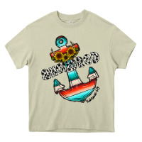 Mossy anchored Heavy Core Tee - CowhideDigitalArt