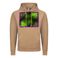 Vintage Coffee leopard halloween background Vintage Hoodie - Jasminsmagicworld