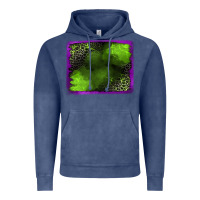 Vintage Denim leopard halloween background Vintage Hoodie - Jasminsmagicworld