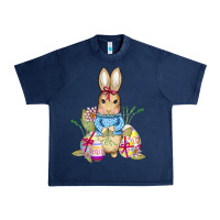Navy easter bunny and eggs Urban Heavy Tee - AdoDesignShop
