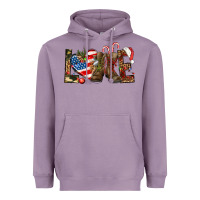 Lavender Army christmas love 4th Of July Heavyweight Hoodie - HowdyJamesFarm