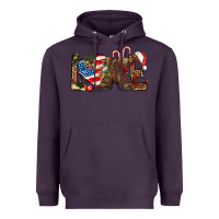 Plum Army christmas love 4th Of July Heavyweight Hoodie - HowdyJamesFarm