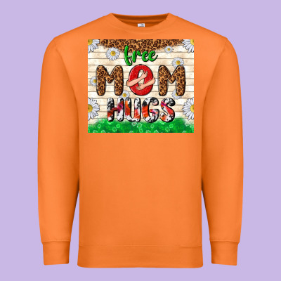 Free Mom Hugs Premium Sweatshirt Designed By Tumblerdesignbyshophia