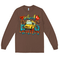 Chestnut school bus monitor Long Sleeve Tee - NancyCooperArtShop