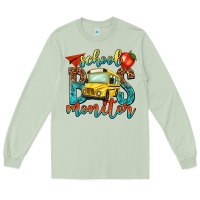 Matcha school bus monitor Long Sleeve Tee - NancyCooperArtShop