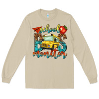 Mushroom school bus monitor Long Sleeve Tee - NancyCooperArtShop