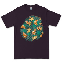 Plum christmas gingerbread cookies patch Premium Tee - BundleAndBundleShop