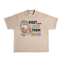 French Oak psst i got them eggs Urban Heavy Tee - MaliasSmallBusiness