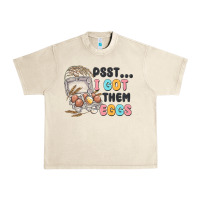Sandshell psst i got them eggs Urban Heavy Tee - MaliasSmallBusiness