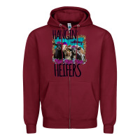 Burgundy Hangin With My Heifers Zipper Hoodie - Bettercallsaul