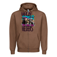 Chestnut Hangin With My Heifers Zipper Hoodie - Bettercallsaul
