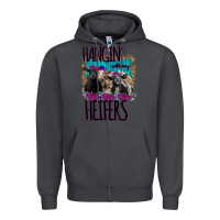 Smoke Hangin With My Heifers Zipper Hoodie - Bettercallsaul