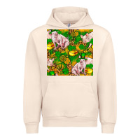 Sandshell St. Patrick's Day Pig And Candy Pot Of Gold Urban Hoodie - FaDigitalArtStudio