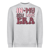 Heather Grey in my self love era Heavyweight Sweatshirt - MaliasSmallBusiness