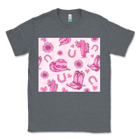 Charcoal Heather cowgirl valentine's day Classic Tee - MaliasSmallBusiness