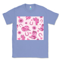Colony Blue cowgirl valentine's day Classic Tee - MaliasSmallBusiness
