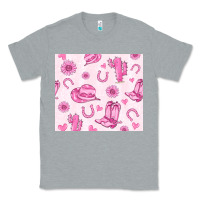 Heather Grey cowgirl valentine's day Classic Tee - MaliasSmallBusiness
