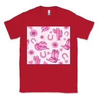 Red cowgirl valentine's day Classic Tee - MaliasSmallBusiness