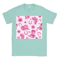Seafoam cowgirl valentine's day Classic Tee - MaliasSmallBusiness