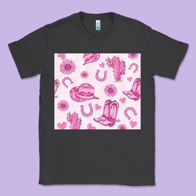 Cowgirl Valentine's Day Classic Tee Designed By Maliassmallbusiness