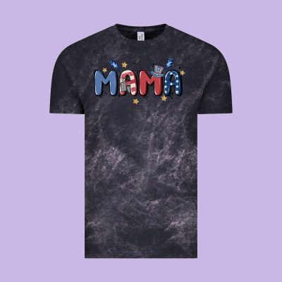 4th July Mama Vintage Tee Designed By Maliassmallbusiness