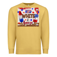 Antique Gold red white and booze Premium Sweatshirt - TumblerDesignByShophia