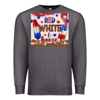 Charcoal Heather red white and booze Premium Sweatshirt - TumblerDesignByShophia