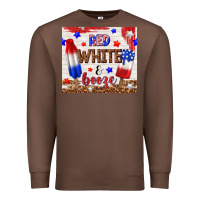 Chestnut red white and booze Premium Sweatshirt - TumblerDesignByShophia