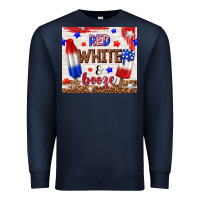 Navy red white and booze Premium Sweatshirt - TumblerDesignByShophia
