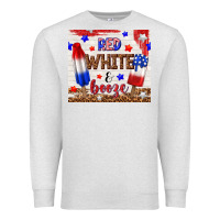 Oatmeal Heather red white and booze Premium Sweatshirt - TumblerDesignByShophia
