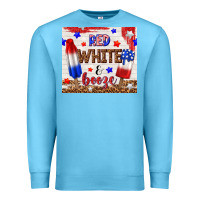 Ocean Blue red white and booze Premium Sweatshirt - TumblerDesignByShophia