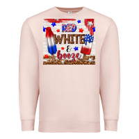 Pale Pink red white and booze Premium Sweatshirt - TumblerDesignByShophia
