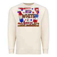 Sandshell red white and booze Premium Sweatshirt - TumblerDesignByShophia