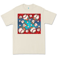 Bone baseball paisley and jean pattern Premium Tee - JahusDesignShop