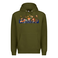 Army Green wizard kids Premium Hoodie - TumblerDesignByShophia