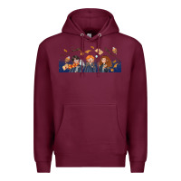 Burgundy wizard kids Premium Hoodie - TumblerDesignByShophia