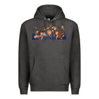 Charcoal Heather wizard kids Premium Hoodie - TumblerDesignByShophia