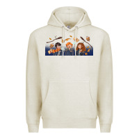 Oatmeal Heather wizard kids Premium Hoodie - TumblerDesignByShophia
