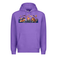 Purple wizard kids Premium Hoodie - TumblerDesignByShophia