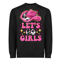 Black lets go girls Heavyweight Sweatshirt - NancyCooperArtShop