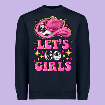 Lets Go Girls Heavyweight Sweatshirt Designed By Nancycooperartshop