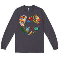 Smoke teacher heart custom Long Sleeve Tee - NancyCooperArtShop
