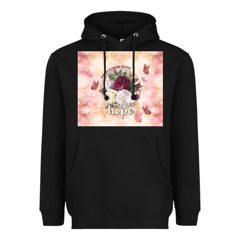 Where Flowers Bloom So Does Hope Heavyweight Hoodie by TumblerDesignByShophia | Teevron