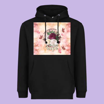 Where Flowers Bloom So Does Hope Heavyweight Hoodie Designed By Tumblerdesignbyshophia