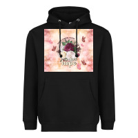Black where flowers bloom so does hope Heavyweight Hoodie - TumblerDesignByShophia