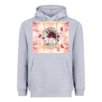 Heather Grey where flowers bloom so does hope Heavyweight Hoodie - TumblerDesignByShophia