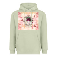 Matcha where flowers bloom so does hope Heavyweight Hoodie - TumblerDesignByShophia
