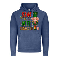 Vintage Denim Christmas son of a nutcracker Vintage Hoodie - NancyCooperArtShop